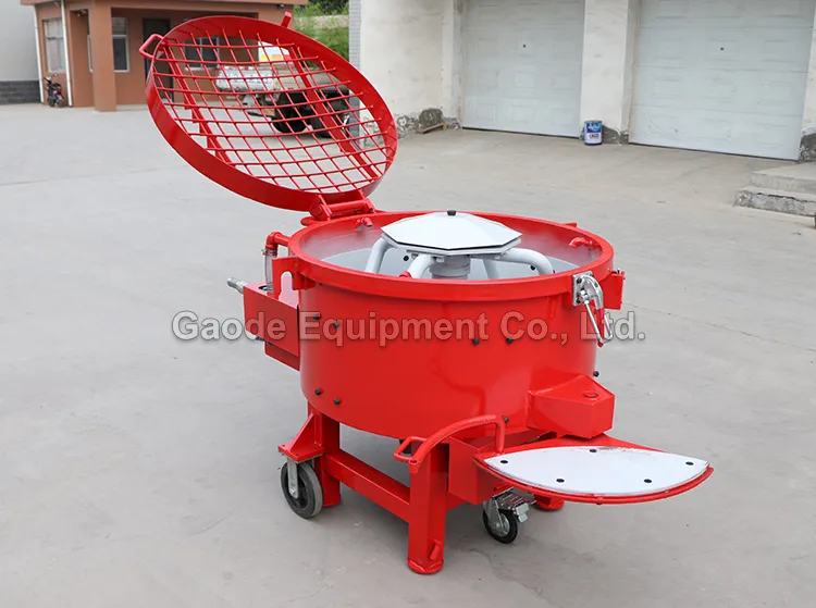 GAODETEC GRM250 User-Friendly Refractory Pan Mixer For On-Site Use